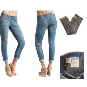 AG The Stilt Cigarette Crop Roll Up Jean